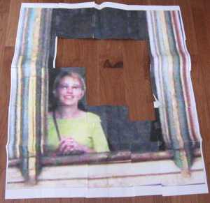 enlarge to 36" x 43" pattern