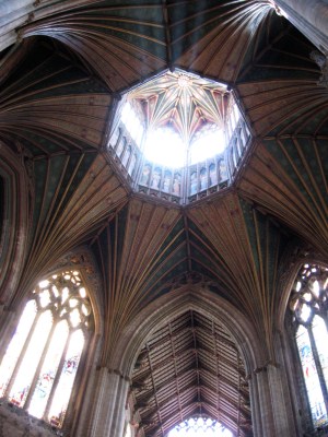 This is the view from the floor below.