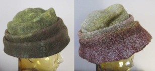 reversible green hat